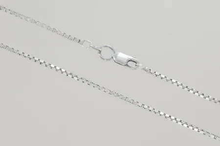 Halskedja venezia längd 63 cm bredd 2 mm, silver 925/1000 Vikt: 9,5 g