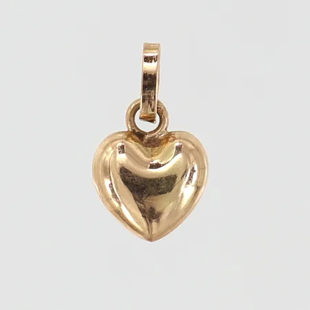 Hänge hjärta ca 12x7,5mm inkl ögla 14K Vikt: 0,2 g