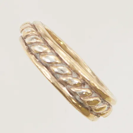 Ring stl:18½ bredd 5mm COPY, förgylld, 925/1000 Silver 5,1g.