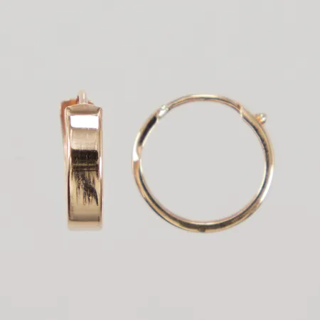 Örhängen creoler Ø10mm, bredd 3mm 18K Vikt: 0,6 g