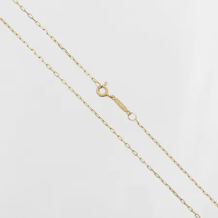 Kedja Ankar längd 50cm, bredd 1mm, 14K Vikt: 2,5 g