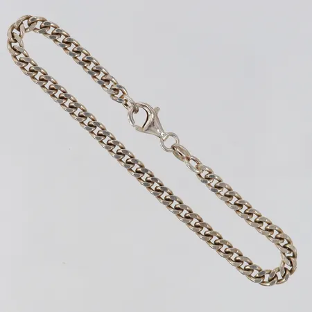 Armband Pansar GHA längd 17cm bredd 4mm silver 925/1000 Vikt: 6,3 g