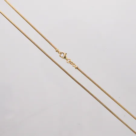 Kedja Ormlänk längd 45,5cm, bredd 1,60mm, 14k Vikt: 6,7 g