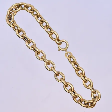 Armband Ankar längd 18,5cm bredd 6mm  18K 9,6g Vikt: 9,6 g