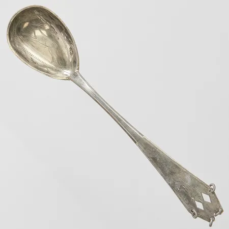 Sked, samemoriv, längd ca 12,5cm, 830/1000 silver Vikt: 12,2g Vikt: 12,2 g