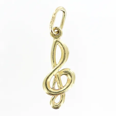Hänge G-klav ca 24mm, 18K Vikt: 0,5 g