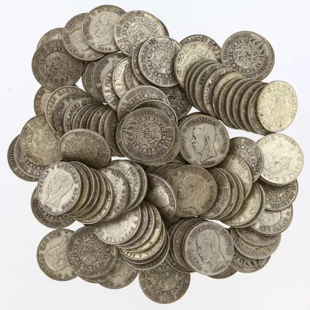 119st mynt 1-krona, Gustaf V, 800/1000 silver Vikt: 883,6 g