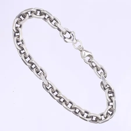 Armband Ankarlänk längd 18,5cm bredd 6mm silver 925/1000 Vikt: 18,9 g