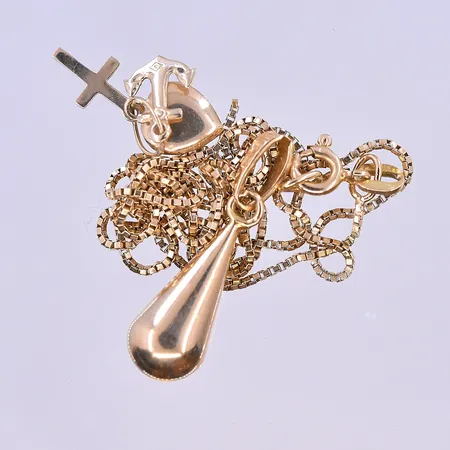 Diverse guld, 18K. Vikt: 4,4 g