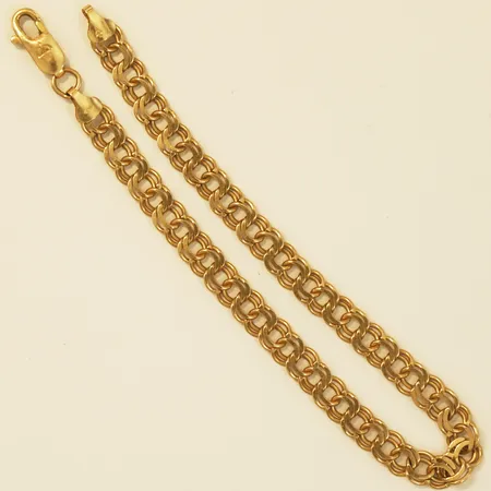 Armband Bismarck Balestra längd 19cm, bredd 5,2mm 18K Vikt: 7,4 g