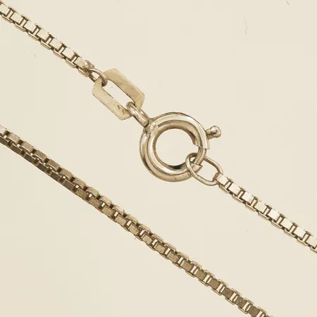 Kedja Venezia längd ca 46cm bredd 1,2mm 835/1000 silver  Vikt: 3,4 g
