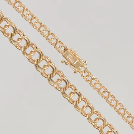 Collier Bismarck 45cm bredd 4-6mm 18K 15,8g.