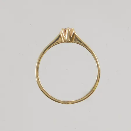 Ring stl:9½ bredd 1mm 18K 0,3g.