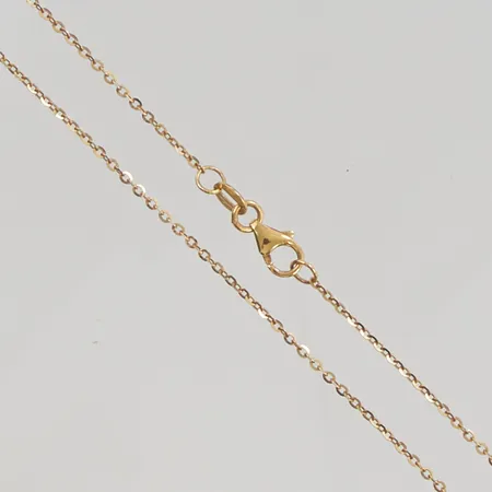 Kedja 45cm bredd 1mm 18K 1,5g.