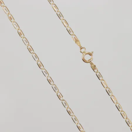 Kedja längd 51cm, bredd 2,4mm, italienska stämplar, 18K Vikt: 4,9 g