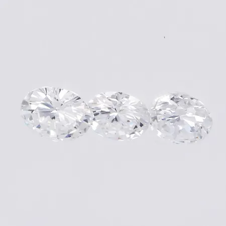 Lösa diamanter ca 2 x 0,11ct W/Si-P