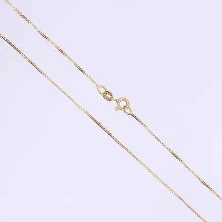 Halskedja Balestra Venezia längd 39cm bredd 1mm löst lås 18K Vikt: 2,3 g