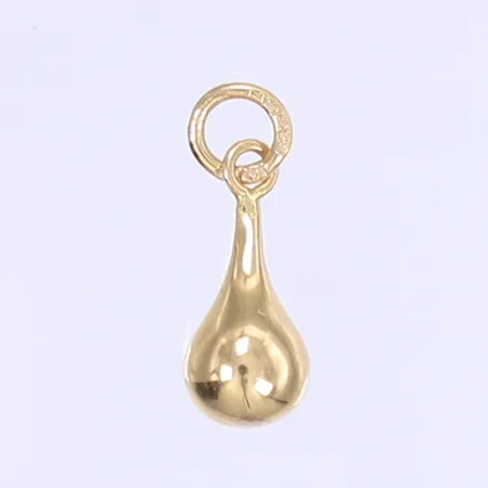 Hänge droppe längd 16mm bredd 7mm 18K Vikt: 0,4 g