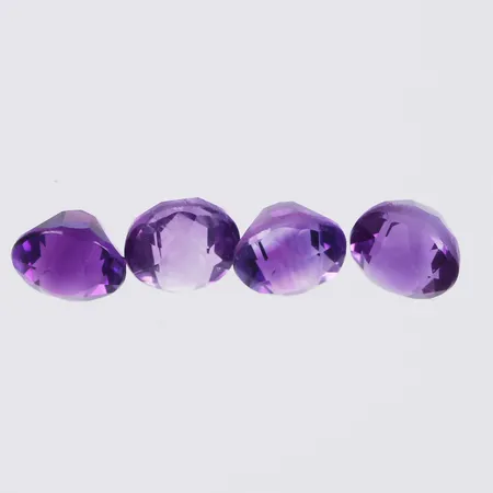 Lösa stenar ametister ca 4 x 0,40ct 