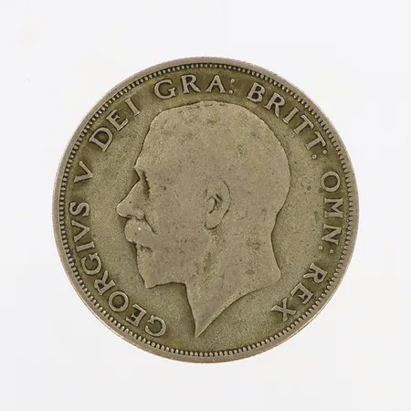 Mynt, brittiskt George V, half crown, 1922, 500/1000 Silver Vikt: 13,8 g