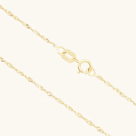 Kedja Venezia längd 42cm, bredd1,2mm GHA 18K Vikt: 1,1 g