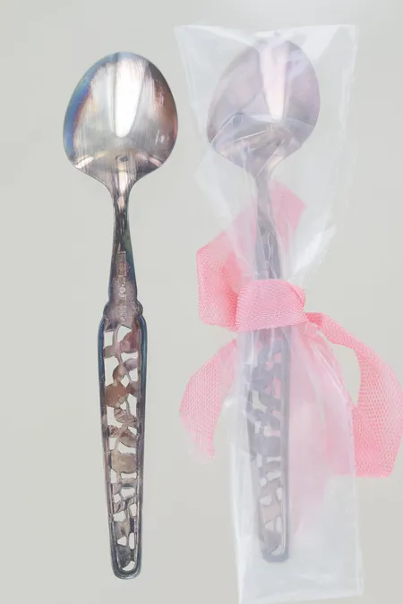 2st skedar längd 10 cm, silver 830/1000 Vikt: 17,8 g