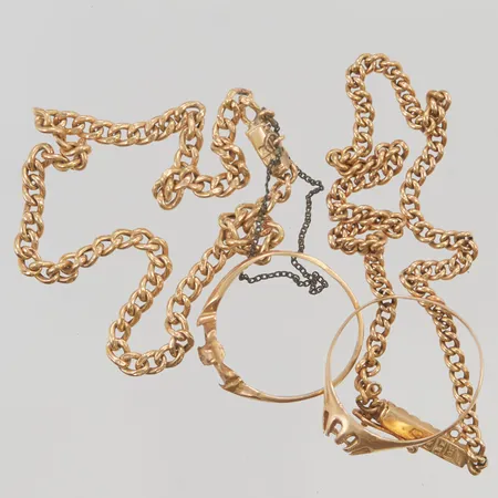 Diverse guld defekt 18K 8,0g.