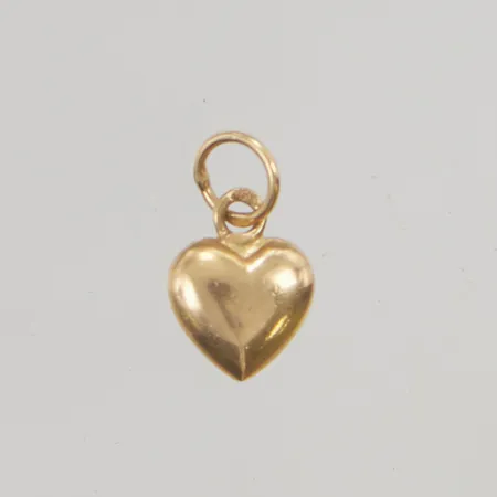 Hänge "hjärta" 8mm 18K 0,3g.