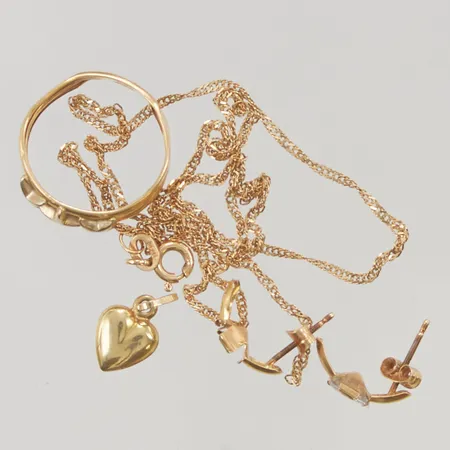 Diverse guld defekt 18K 3,9g.