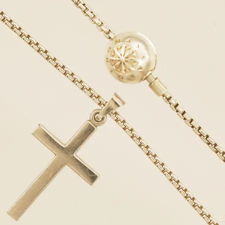 Kedja Thomas Sabo med hänge kors längd 72,5cm bredd 1,7mm hängets mått längd 33mm bredd 16mm 925/1000 silver Vikt: 17,4 g