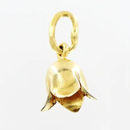 Hänge blomma längd 15mm, bredd 6mm, 18K  Vikt: 0,8 g