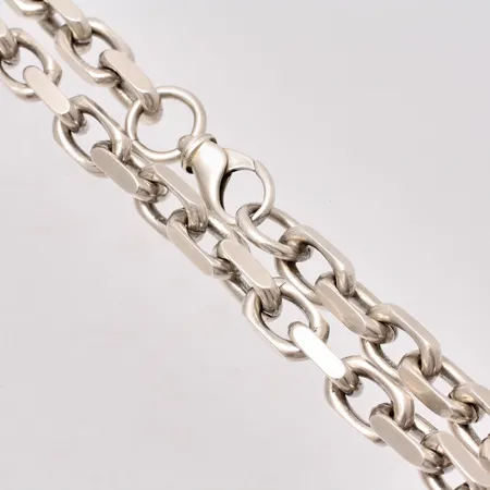 Kedja 52,5cm Ankar bredd 9mm, silver 925/1000, 135,41g.