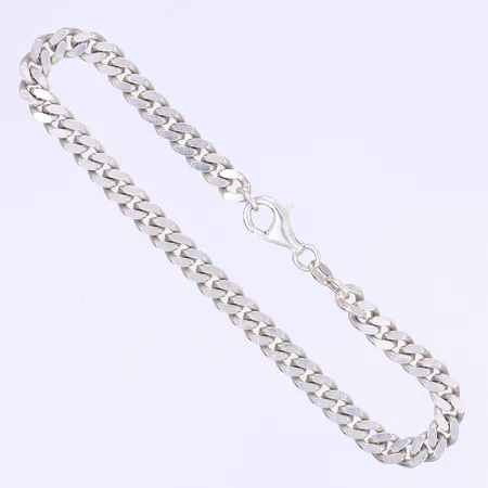 Armband pansar 21cm bredd 5mm silver 925/1000 Vikt: 15 g