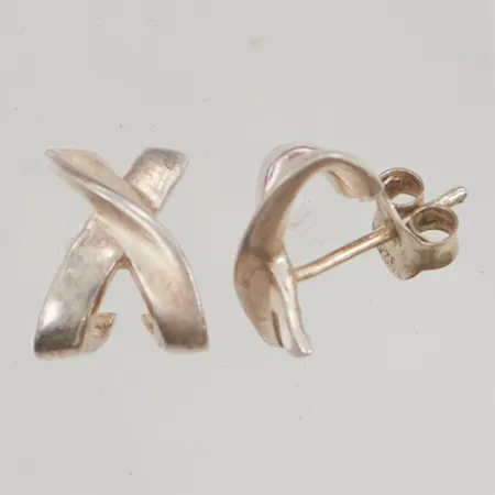 Ett par örhängen 14mm 925/1000 Silver 2,8g.