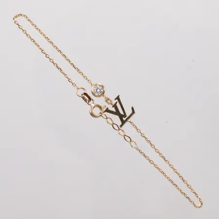 Armband förlängt, 18,5cm. 14k Vikt: 2,1 g