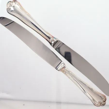 7 Bordsknivar modell Symfoni, längd 20cm, bruttovikt 428,0g, silver 830/1000