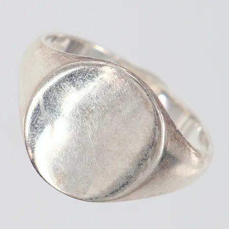 Klackring GHA stl:18 bredd 3-13mm repig silver 925/1000  Vikt: 3,4 g