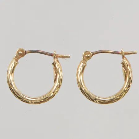 Örhängen 12mm 18K 0,9g.