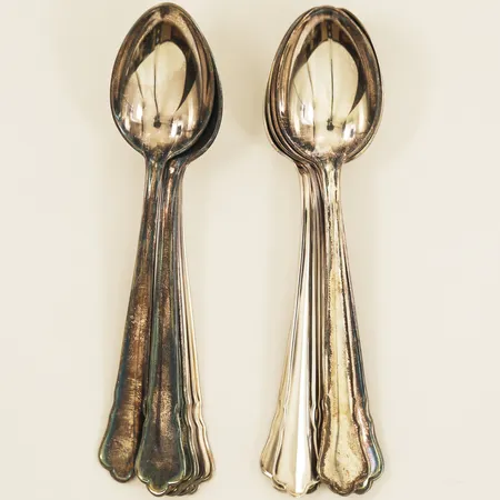 13 kaffeskedar modell Chippendale 12cm 830/1000 silver Vikt: 187,1 g