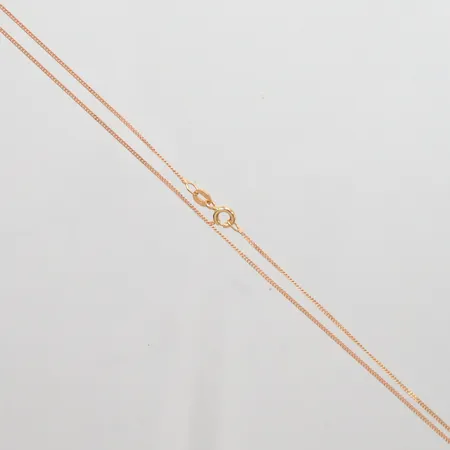 Kedja Pansar, defekt trasig, 18K Vikt: 1,6 g