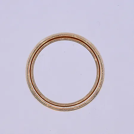 Ringar stl:16¼ och 18½, graverad 18K. Vikt: 5,2 g