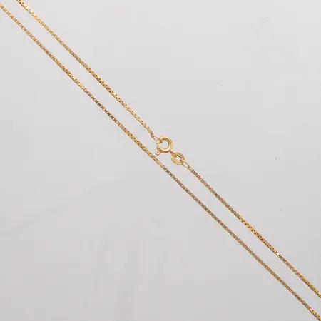Kedja Venezia, längd 38cm, 1mm 18k  Vikt: 3,6 g
