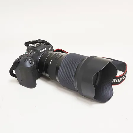 Digital systemkamera Canon EOS R 30,3MP adapterring EF-EOS R objektiv Sigma EF 85mm 1:1,4 DG axelrem laddare inga övriga tillbehör Vikt: 0 g Skickas med postpaket.
