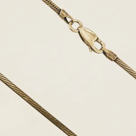Kedja ormlänk längd 42cm bredd 2mm, 925/1000 silver Vikt: 10,9 g