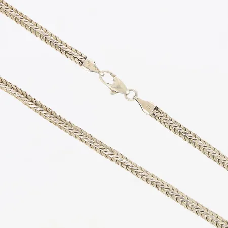 Kedja 43,5cm bredd: 4mm, silver 925/1000 Vikt: 14,2 g