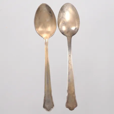 11st kaffeskedar Chippendale 12cm silver 800/1000 Vikt: 153 g