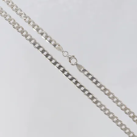 Kedja Pansar längd 50,5cm bredd 5mm silver 925/1000  Vikt: 17,6 g