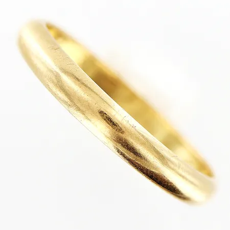RIng slät stl:21, bredd ca 3mm, 20K Vikt: 4,1 g