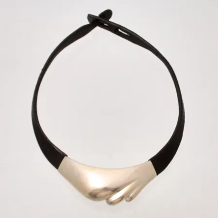Collier 38-40,5cm, bredd 5-26,7mm, Lapponia, 1984, silver 925/1000, 51,24g.