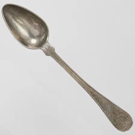 Sked år 1857, längd ca 15cm, monogramgravyr, 830/1000 silver Vikt: 20,0g Vikt: 20 g